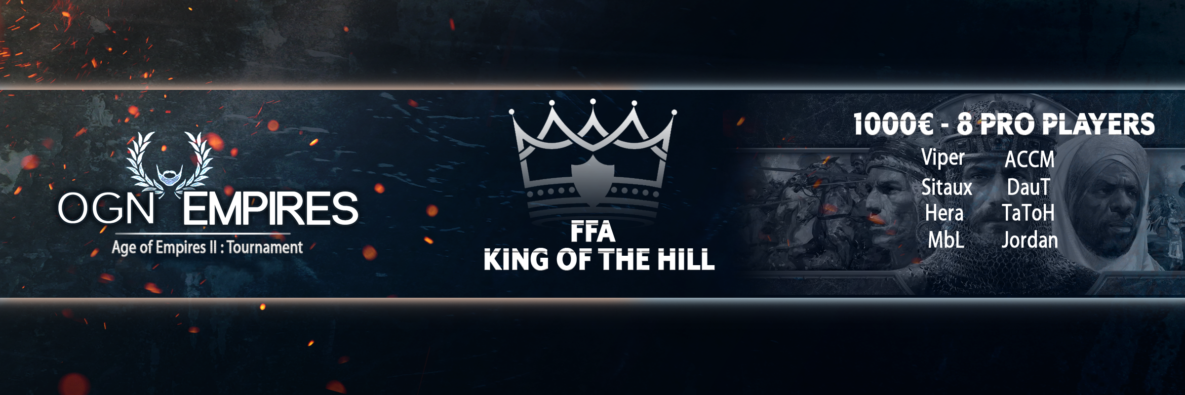 1.000€ - FFA : KING OF THE HILL - 8 PRO | AoEZone - The Age Of Empires community