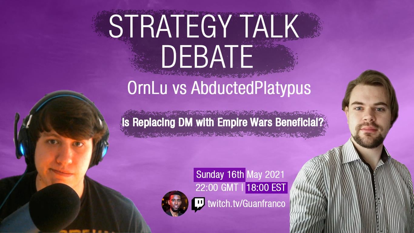 r/aoe2 - Death Match vs Empire Wars Debate with OrnLu vs AbductedPlatypus